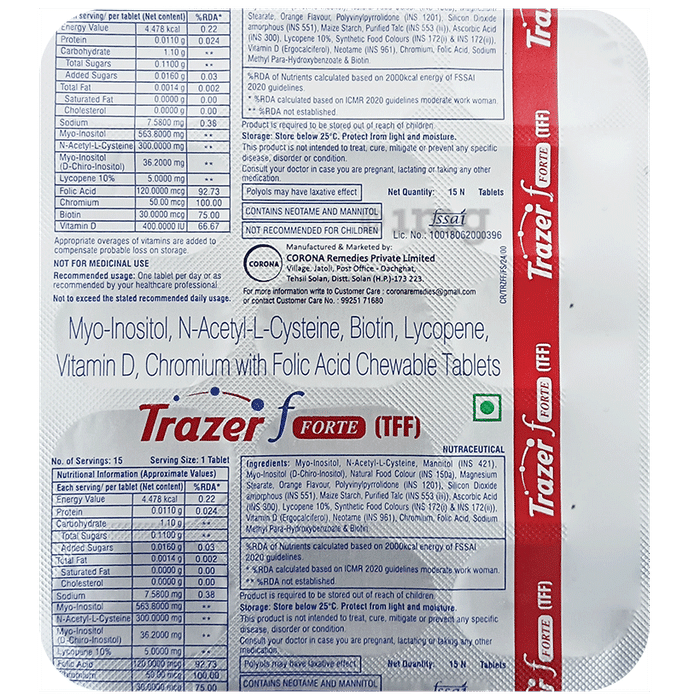 Trazer F Forte Tablet