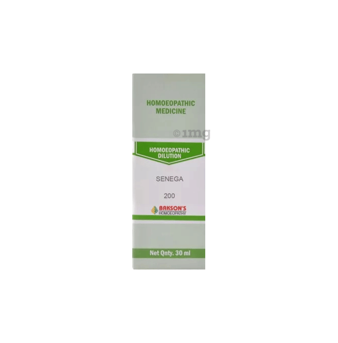 Bakson's Homeopathy Senega Dilution 200