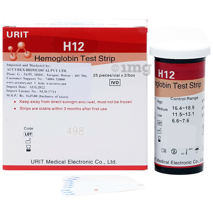 Urit H12  Hemoglobin Test Strip