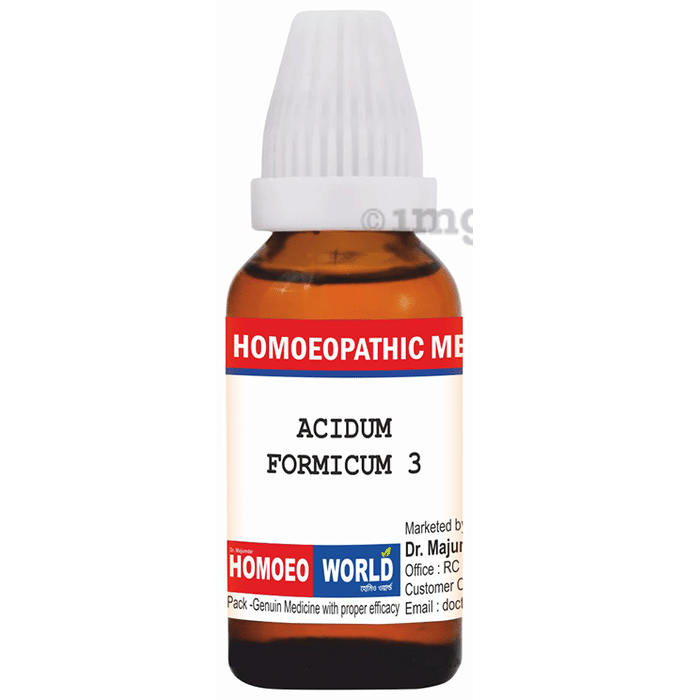 Dr. Majumder Homeo World Acidum Formicum Dilution (30ml Each) 3