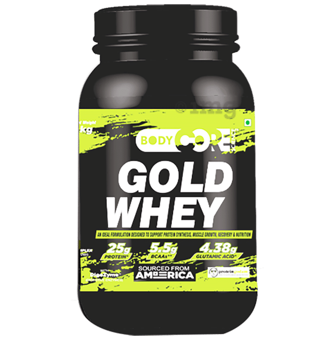 Body Core Science Gold Whey Green Powder Cream and Cookie