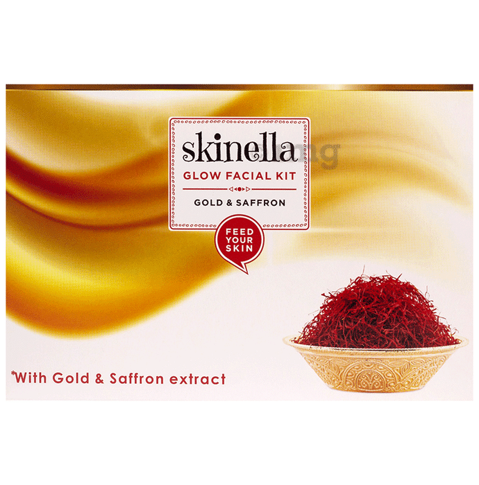 Skinella Glow Facial Kit Gold & Saffron