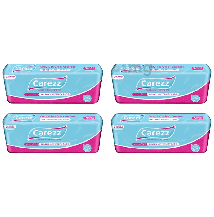 Carezz Belted Maternity Pads (7 Each)