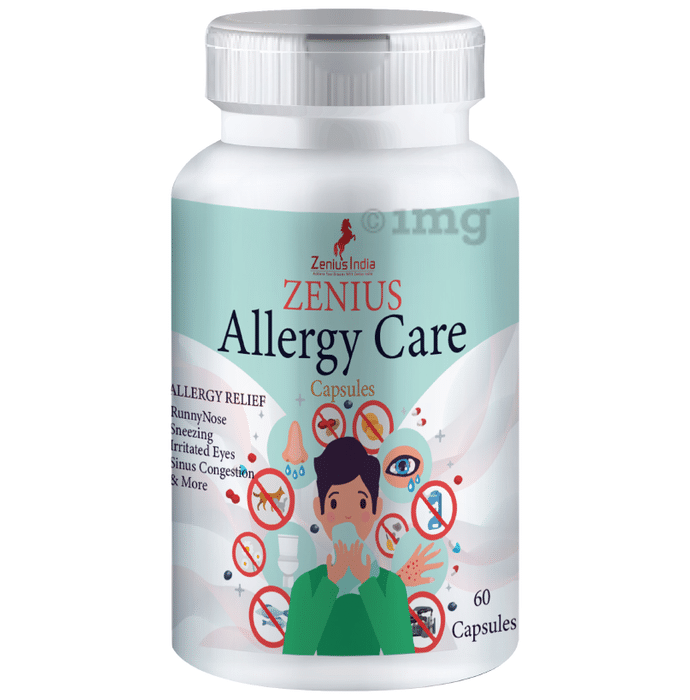 Zenius Allergy Care Capsule for Skin Allergies, Skin Rashes and Acne  Capsule