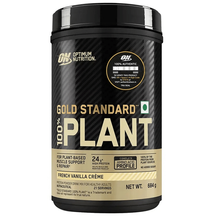 Optimum Nutrition Gold Standard 100% Plant Protein Powder French Vanilla Creme