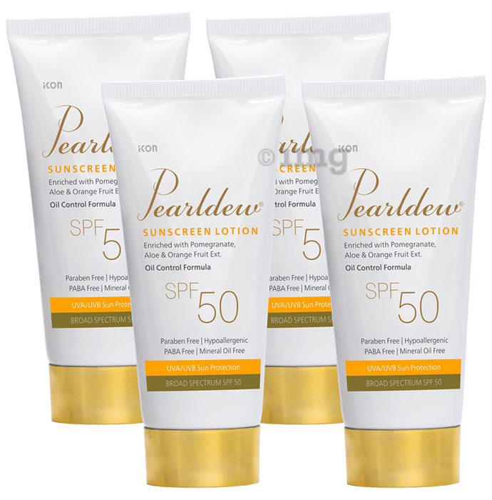 Pearldew Sunscreen Lotion SPF 50 (50ml Each)