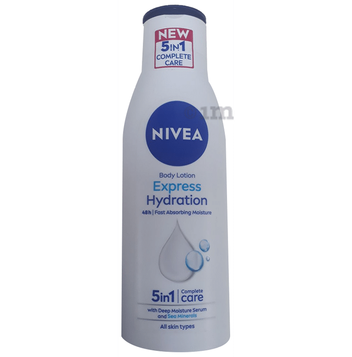 Nivea Express Hydration 5 in 1 Complete Care Body Lotion All Skin Types
