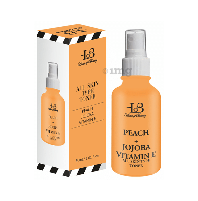 House of Beauty Peach + Jojoba Vitamin E All Skin Type Toner