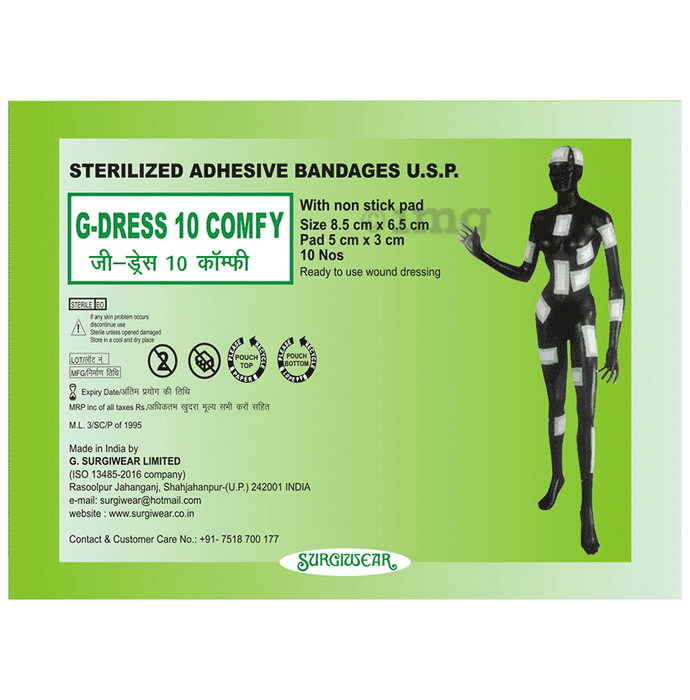 G Dress GD10 Comfy Bandage 8.5 X 6.5 cm