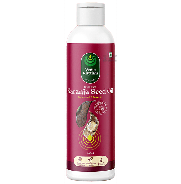 Vedic Rhythm Oil Karanja Oil for Hair Ear and Skin Buy bottle of 200.0 ml Oil at best price in