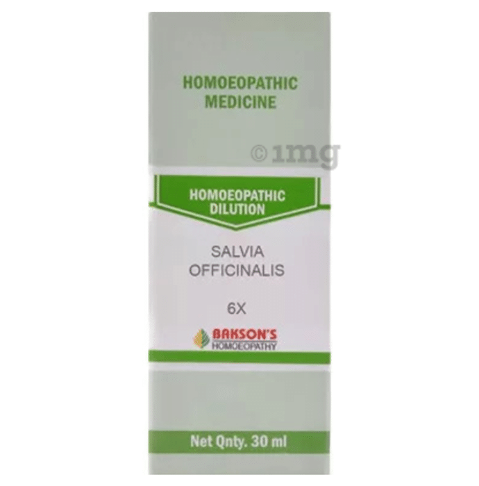 Bakson's Homeopathy Salvia Officinalis Dilution 6X
