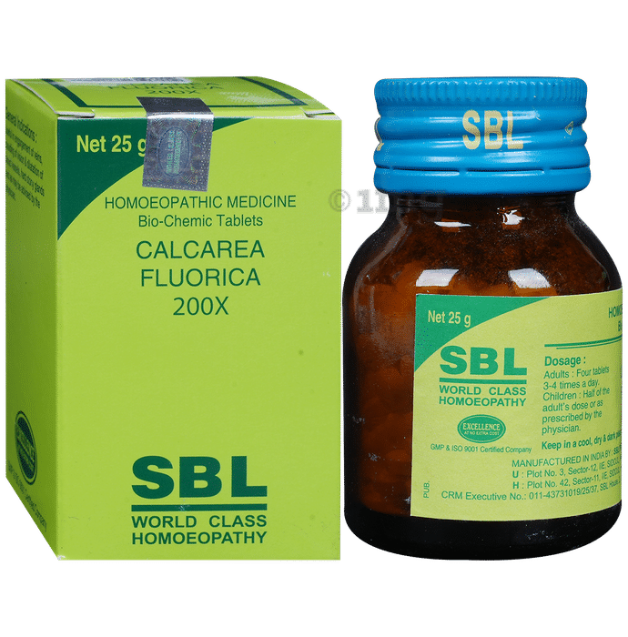 SBL Calcarea Fluorica Biochemic Tablet 200X