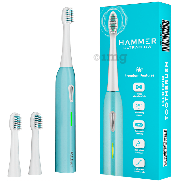 Hammer Ultraflow 1 Handle & 3 Toothbrush Head