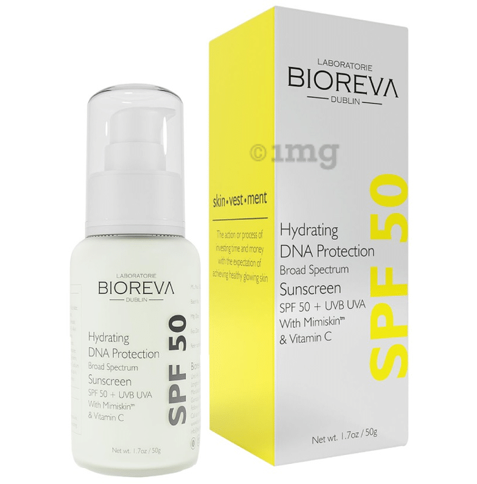 Bioreva Hydrating DNA Protection Broad Spectrum Sunscreen Cream SPF 50