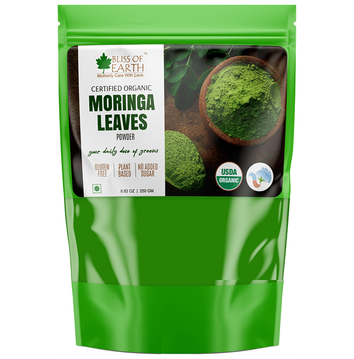 Bliss of Earth Certified Organic Moringa Leaves Powder
