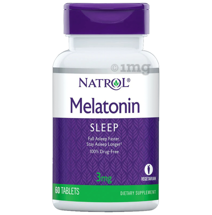 Natrol Melatonin 3mg Vegetarian Tablet | For Sleep Support