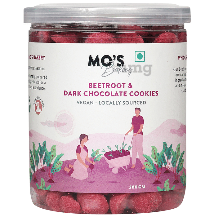 Mo's Bakery Beetroot & Dark Chocolate Cookies