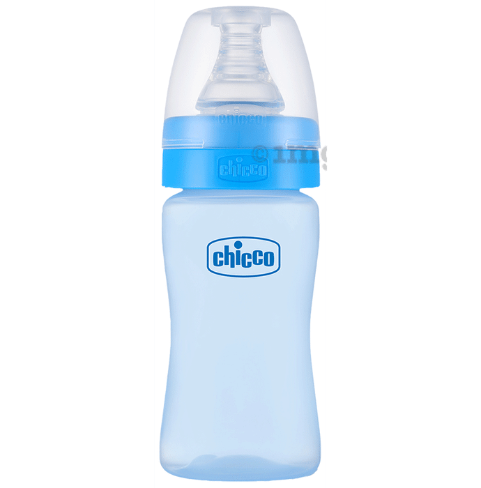 Chicco Feed Easy Anti-Colic Bottle Feeding Bottle Blue 125ml