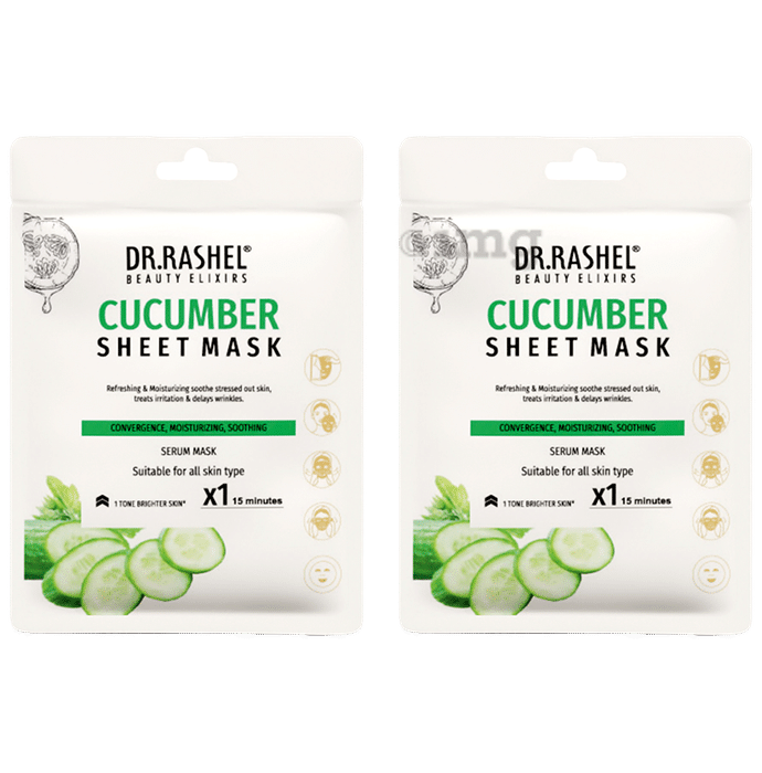 Dr. Rashel Cucumber Sheet Mask (20gm Each)