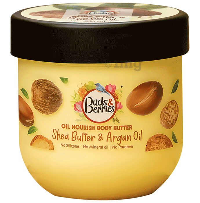Buds & Berries Oil Nourish Body Butter Shea Butter & Argan Oil