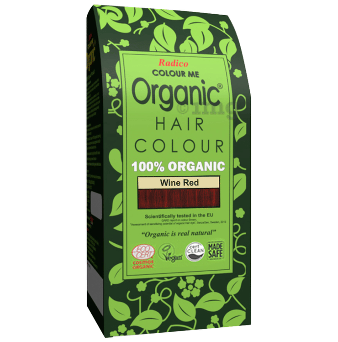 Radico Colour Me Organic Wine Red Hair Colour Buy box of 100.0 gm