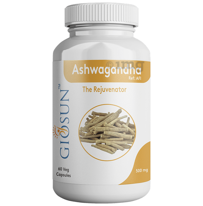 Giosun Ashwagandha 500mg Veg Capsule