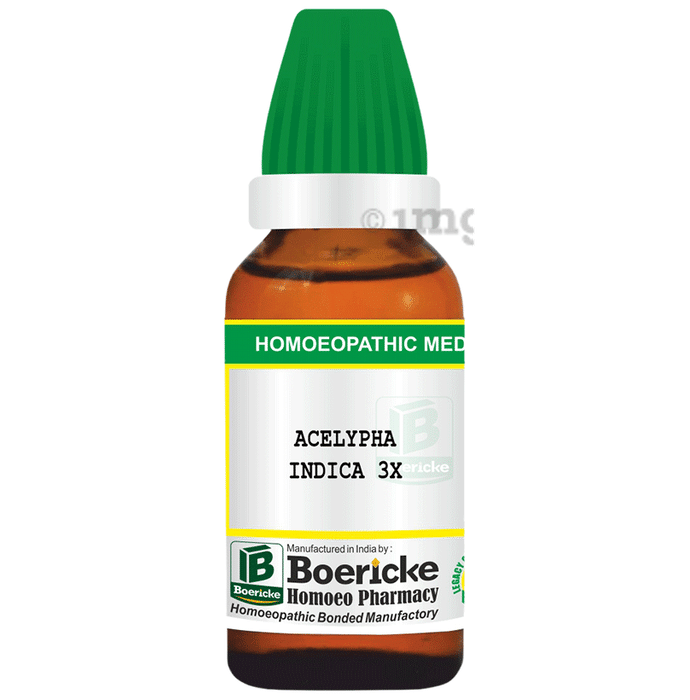 Boericke Acalypha Indica Dilution (30ml Each) 3X