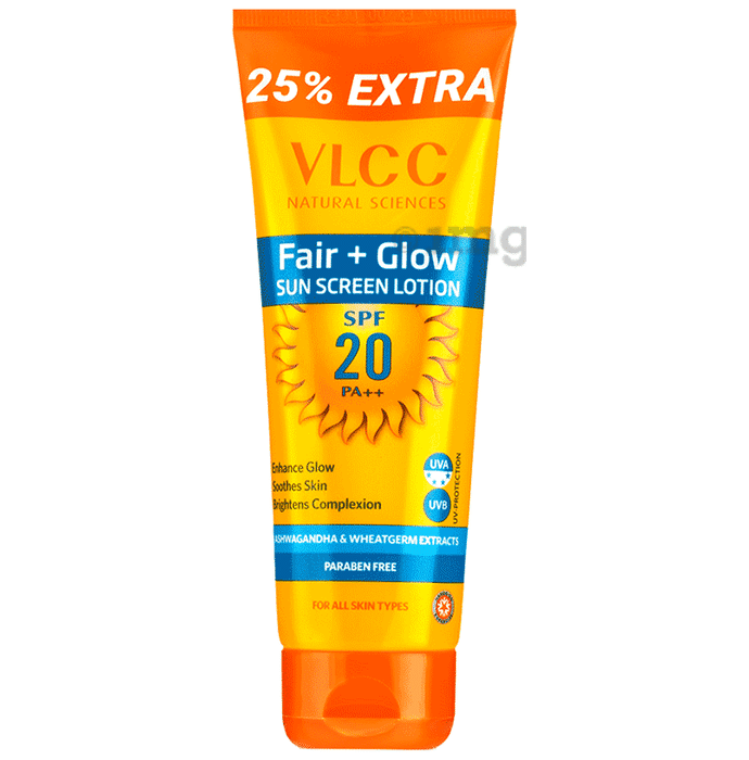 VLCC Fair+Glow Sun Screen Lotion SPF20