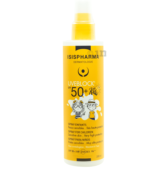 Spray SPF50+ Enfant - Application