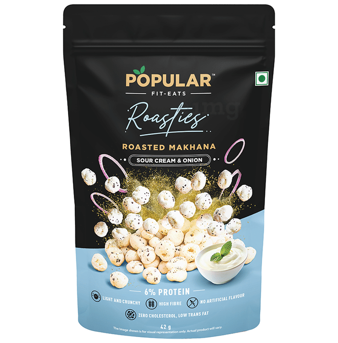 Popular Essentials Roasties Roasted Makhana Sour Cream & Onion