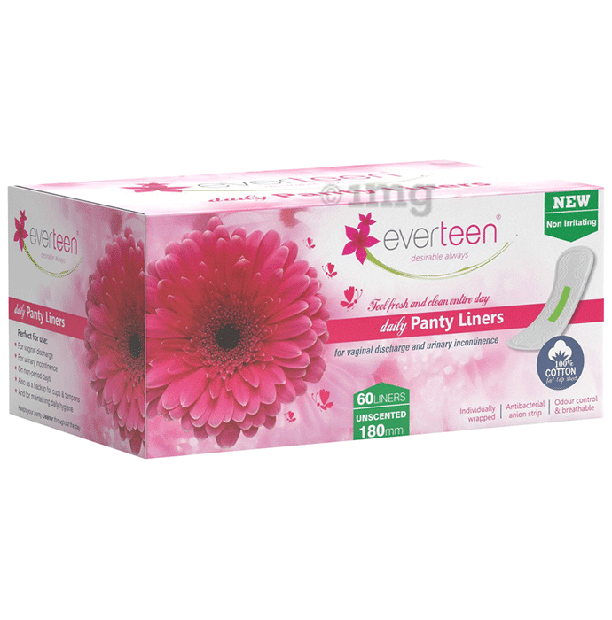 Everteen Daily Panty Liners Pads Unscented