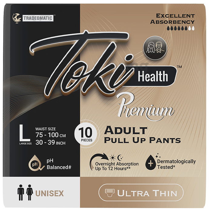 Toki Health Premium Adult Pull Up Pant Diaper Large
