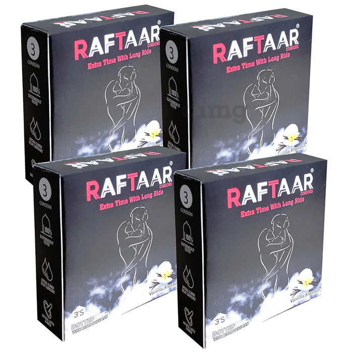 Raftaar Condom (3 Each) Vanilla