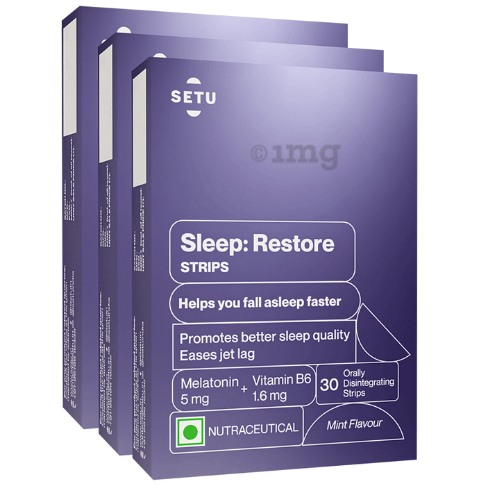Setu Sleep: Restore Orally-Dissolving Strips (30 Each)