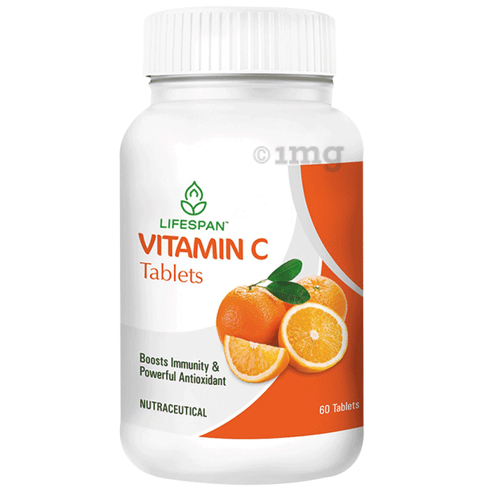 Lifespan Vitamin C Tablets | Boost Immunity | Fight Infections |Promote Overall Health | Tablet