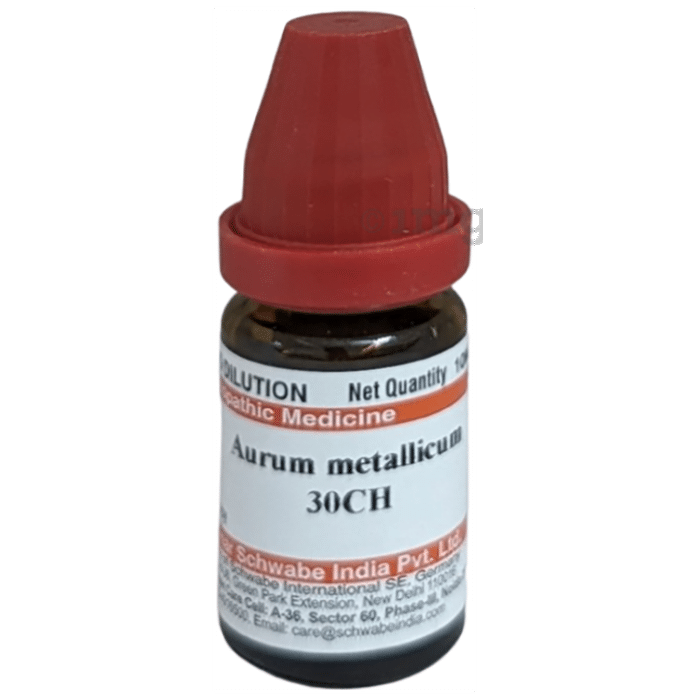 Dr Willmar Schwabe India Aurum Metallicum Dilution 30 CH