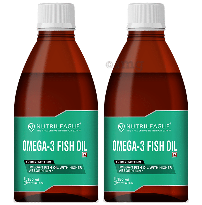 Nutrileague Omega 3 Fish Oil 600mg Syrup (150ml Each)