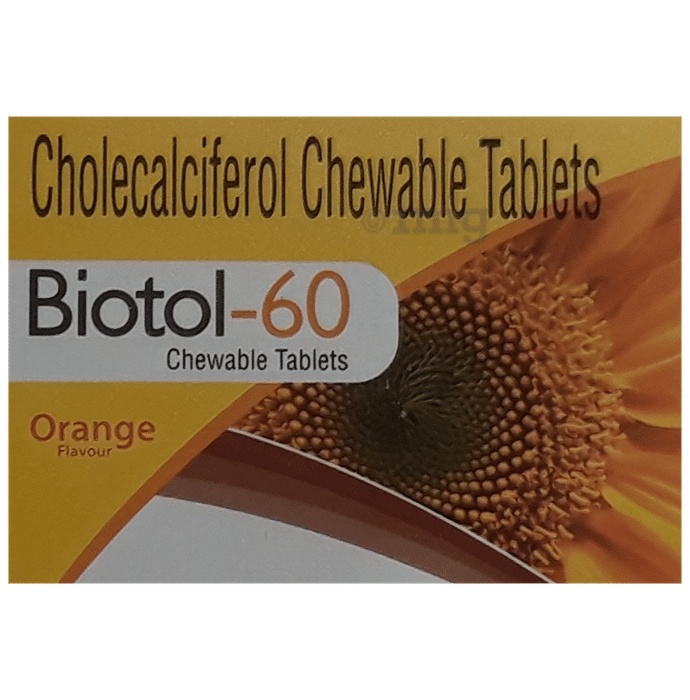 Biotol 60 Chewable Tablet Orange