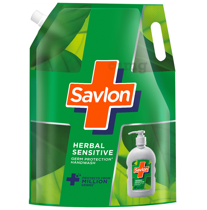 Savlon Herbal Sensitive Refill Germ Protection Liquid Handwash