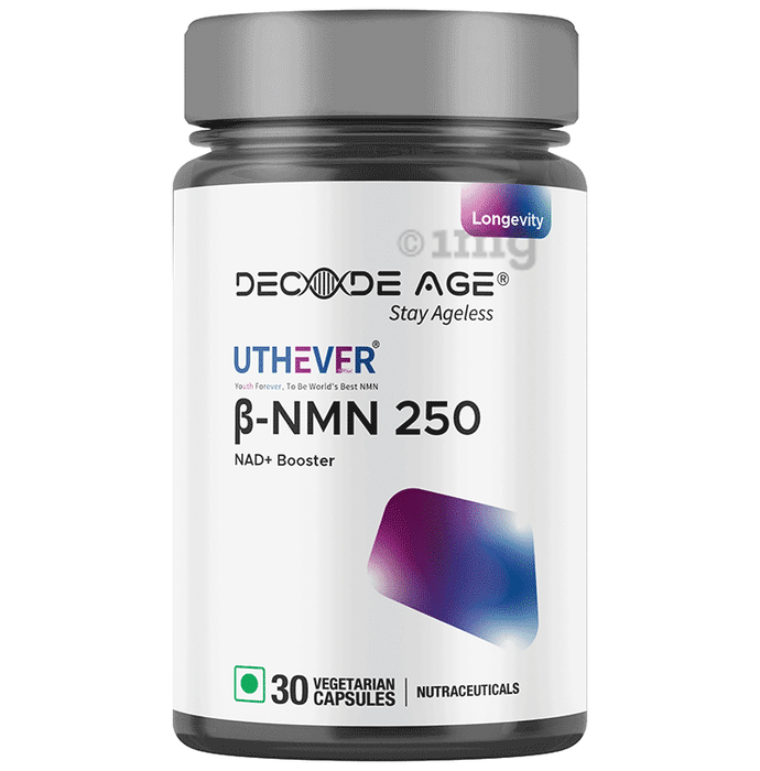 Decode Age NMN Pro Uthever  Vegetarian Capsule, Ultra-Pure, Boost NAD+,Improve Muscle Strength