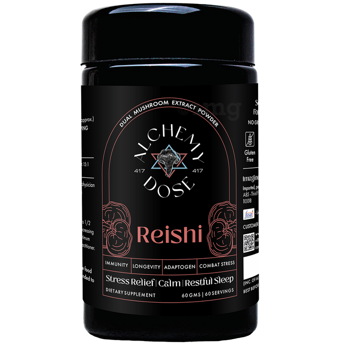 Alchemy Dose Reishi Extract Dual Mushroom Extract Powder