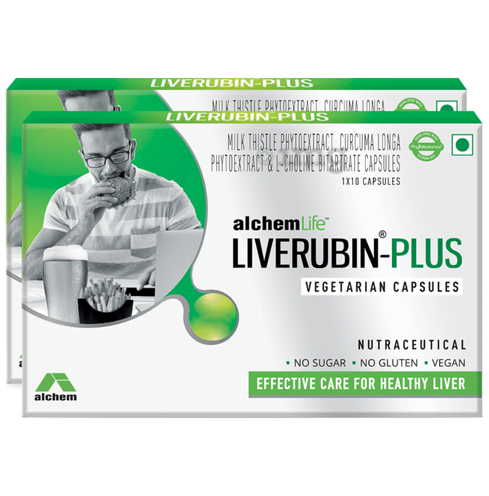 Liverubin - Plus Vegetarian Capsule (10 Each)