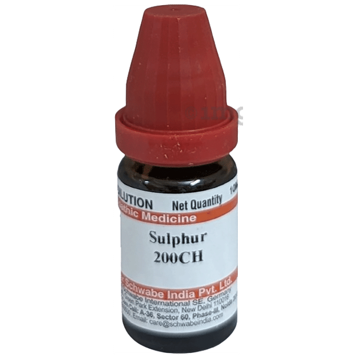 Dr Willmar Schwabe India Sulphur Dilution 200 CH