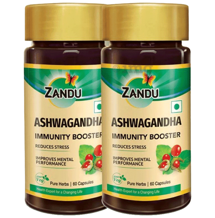 Zandu Ashwagandha Immunity Booster Capsule (60 Each)