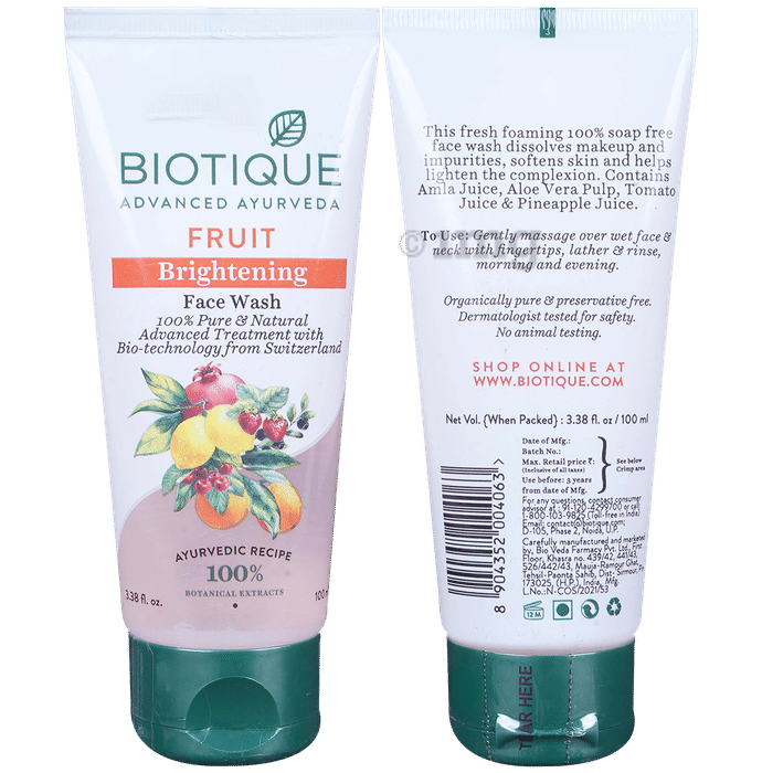 Biotique Fruit Brightening Face Wash