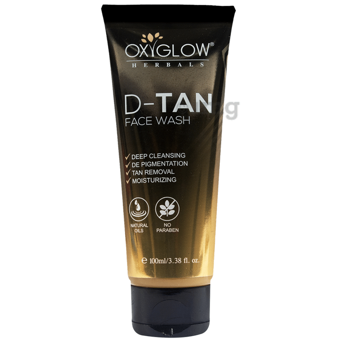 Oxyglow Herbals D-Tan Face Wash