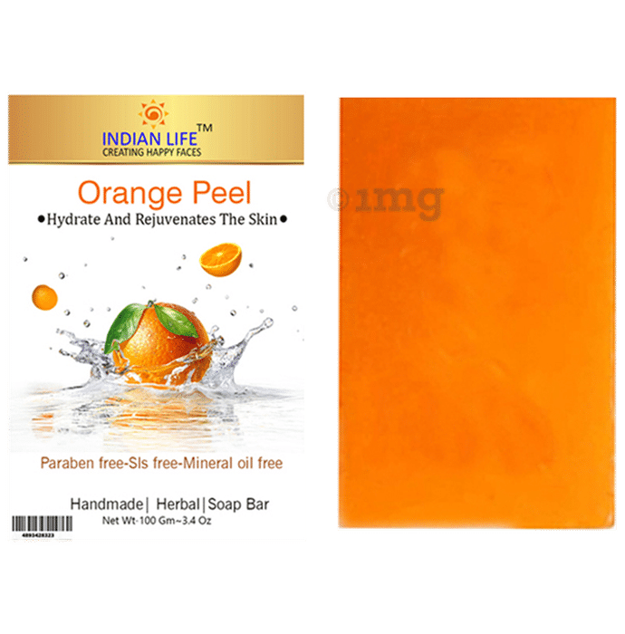 Indian Life Orange Peel Handmade Soap