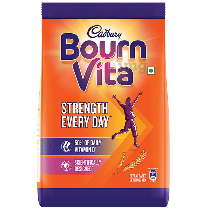 Bournvita Cadbury Bournvita with Vitamin D for Strength/Chocolate Refill