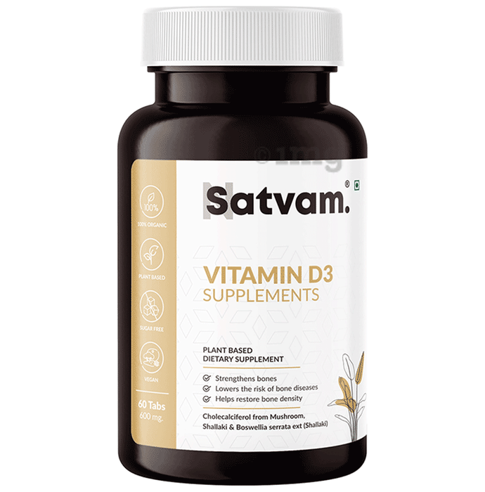 Satvam Vitamin D3 Supplements Tablet