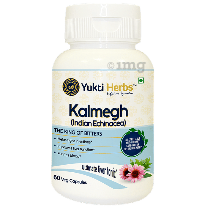 Yukti Herbs Kalmegh (Indian Echinacea) Veg Capsule